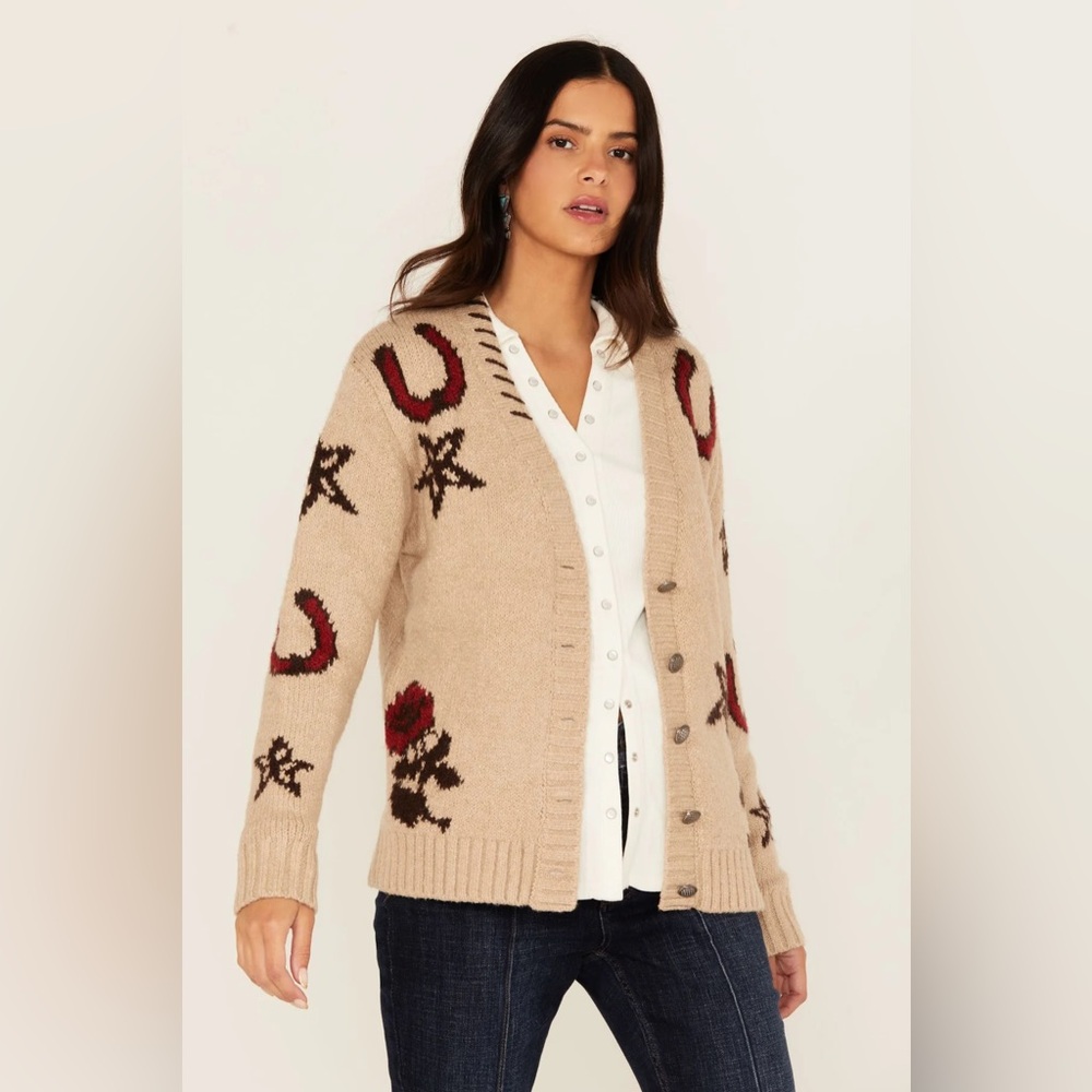 Idyllwind by Miranda Lambert Malta Western Button Down Cardigan Sweater XS